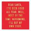 Foil Beverage Napkins - Dear Santa, I've Been Good - 20ct
