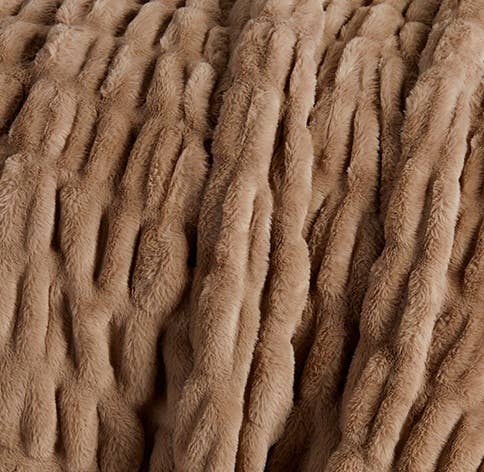 Luxury Heavyweight Ruched Throw Blankets 50" x 60" : Dark Forest