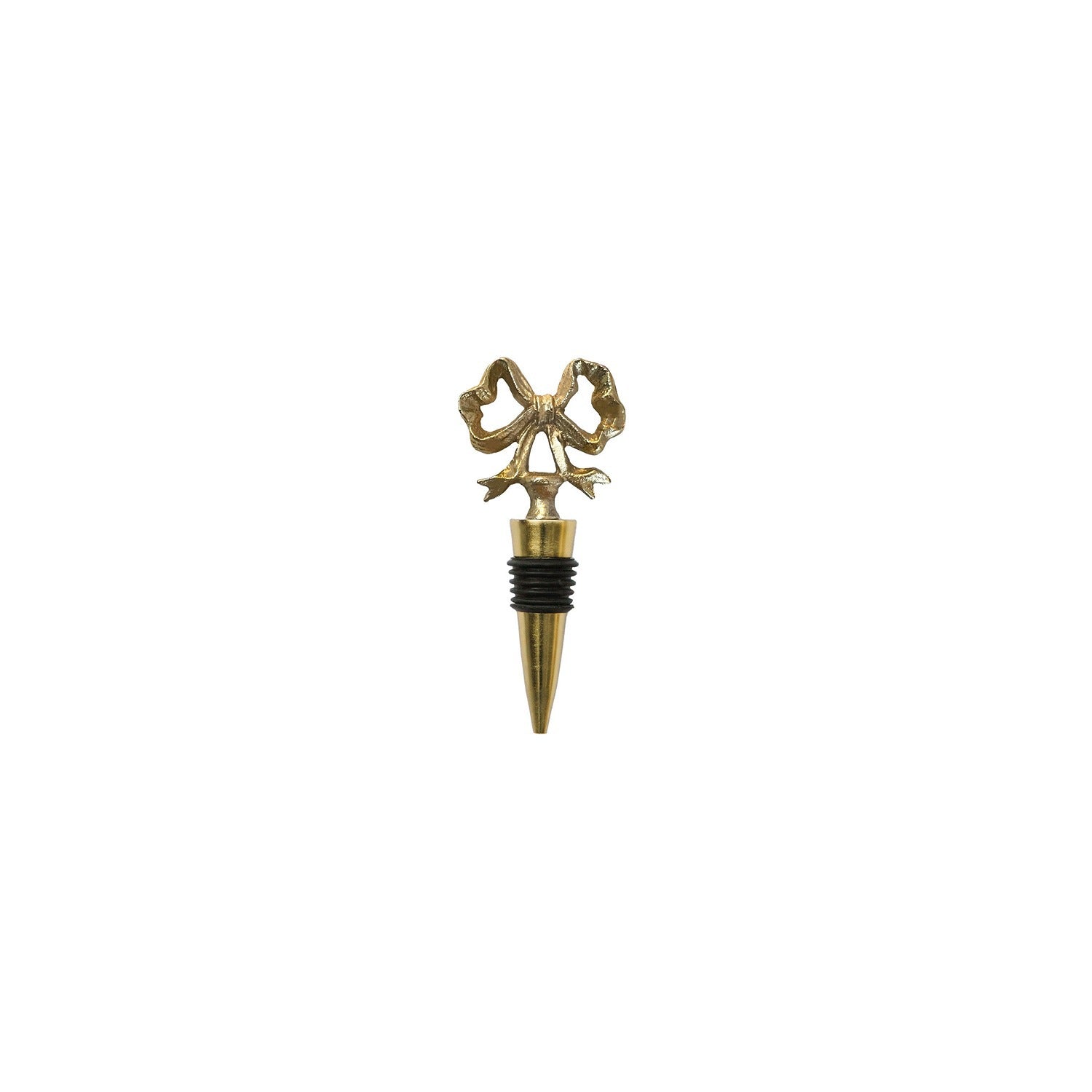 Wine Stopper Gold Bow
