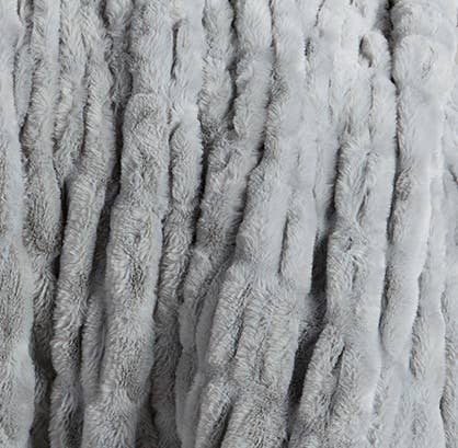 Luxury Heavyweight Ruched Throw Blankets 50" x 60" : Summer Sand