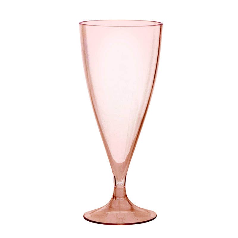 Acrylic Champagne Bottle + Glasses - Press For Bubbles: Bottle: 11.5" H x 3.25" Dia, Champagne Glass: 6" H, 6oz