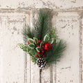 Pick - White Pine with Red Ornaments