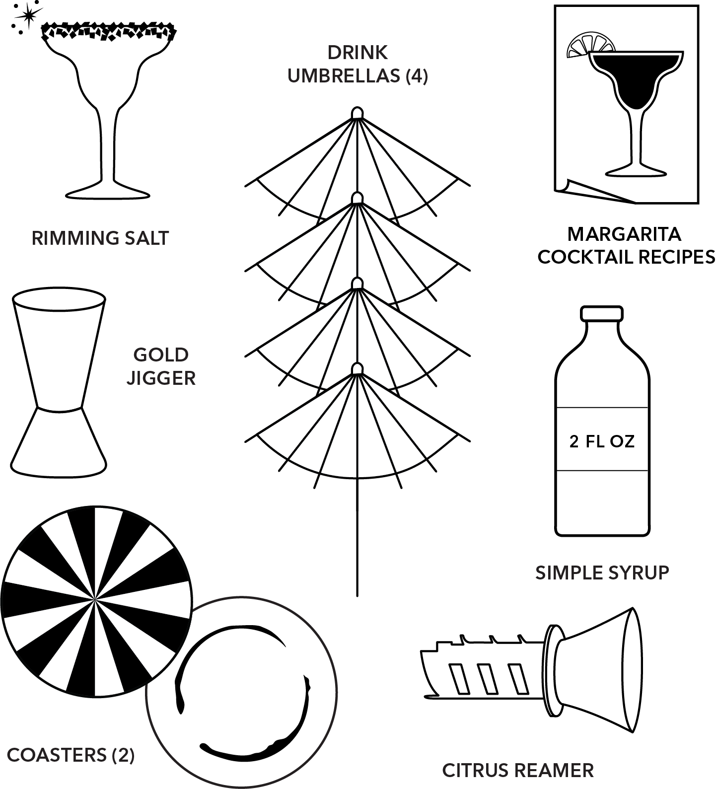Salt and Lime Margarita Kit
