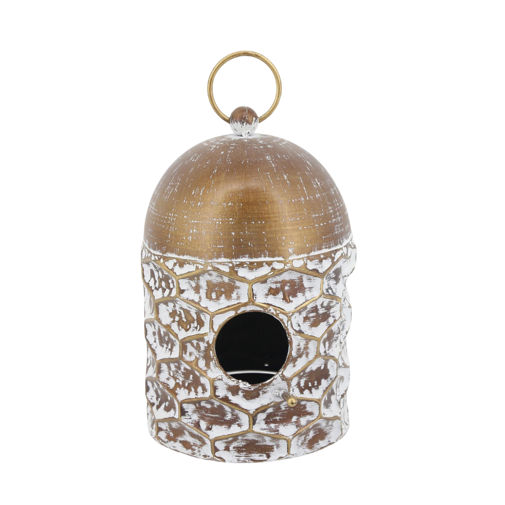 Metal Honeycomb Dome Birdhouse Spring Home