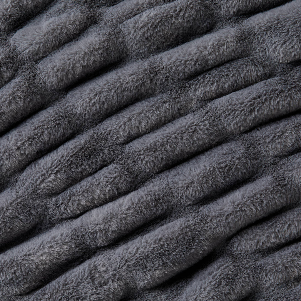 Luxury Heavyweight Ruched Throw Blankets 50" x 60" : Dark Forest