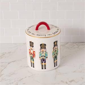 Nutcracker Cookie Jar Canister (PC) | Christmas, Holiday
