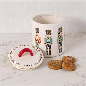 Nutcracker Cookie Jar Canister (PC) | Christmas, Holiday