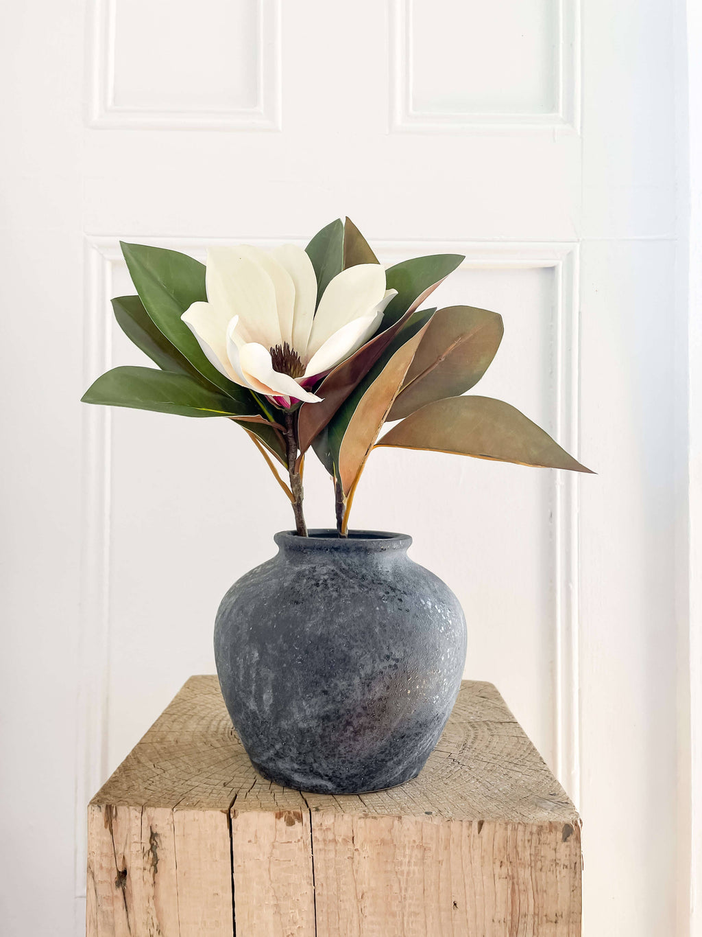 Athena Vintage-Style Ceramic Vase, High-End Home Accent: Large