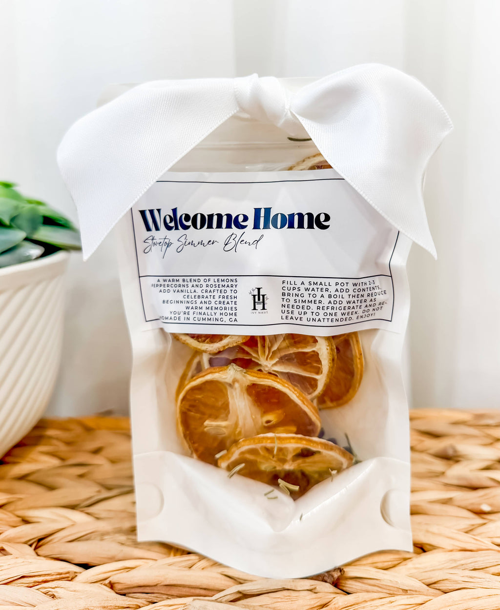 Welcome Home Lemon Stovetop Simmer Blend Potpourri LG