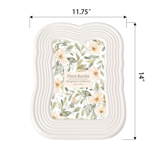 8 x 10 Curves Ceramic Frame 14*11.75*0.6