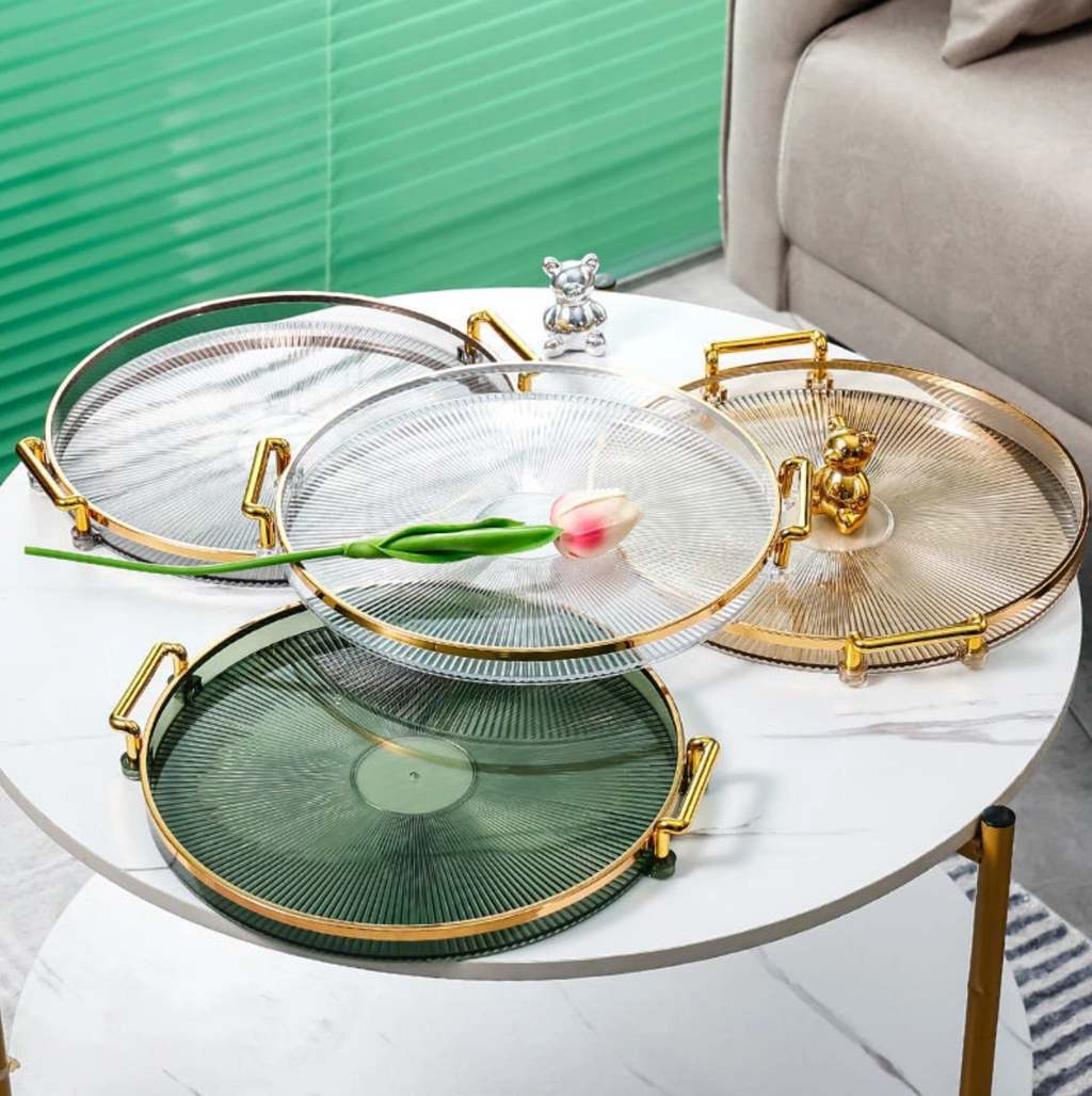 Decoration Organizer Storage Tray: Green
