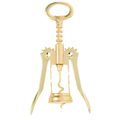 Gold Corkscrew Winged Wine Opener 