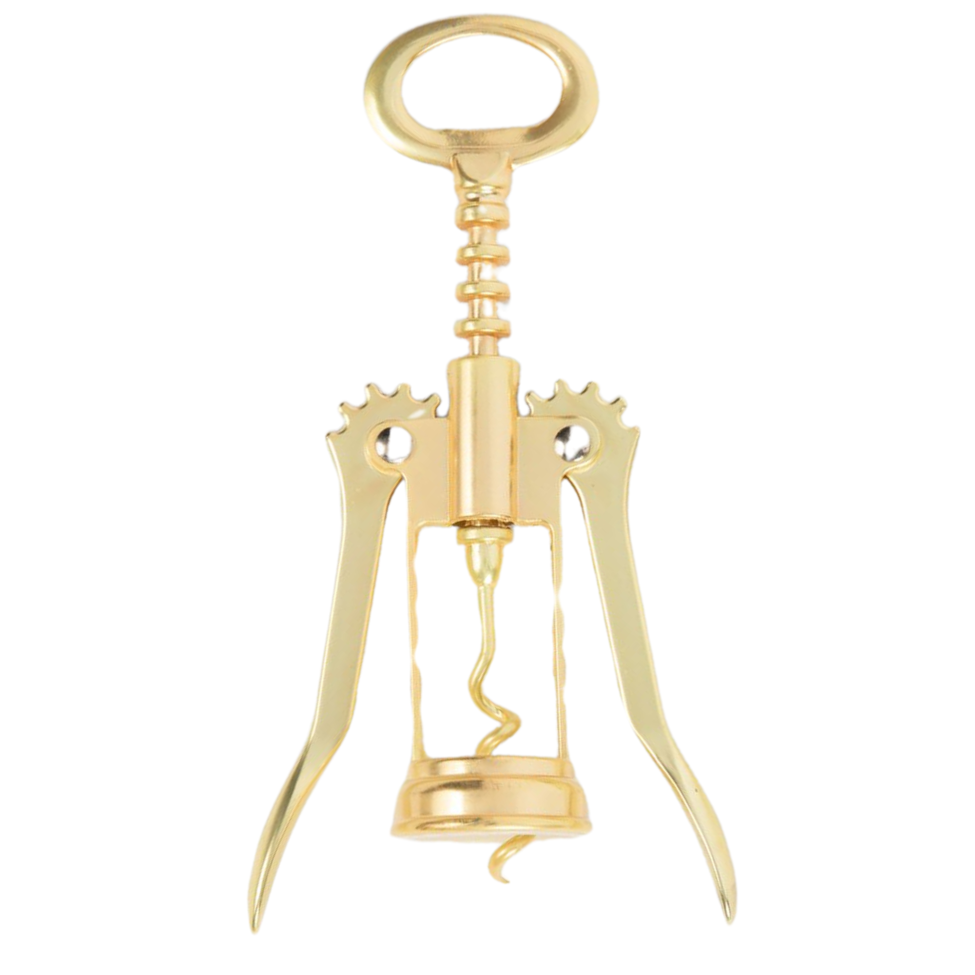 Gold Corkscrew Winged Wine Opener 