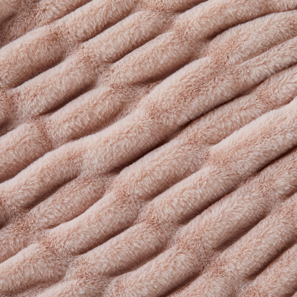 Luxury Heavyweight Ruched Throw Blankets 50" x 60" : Summer Sand