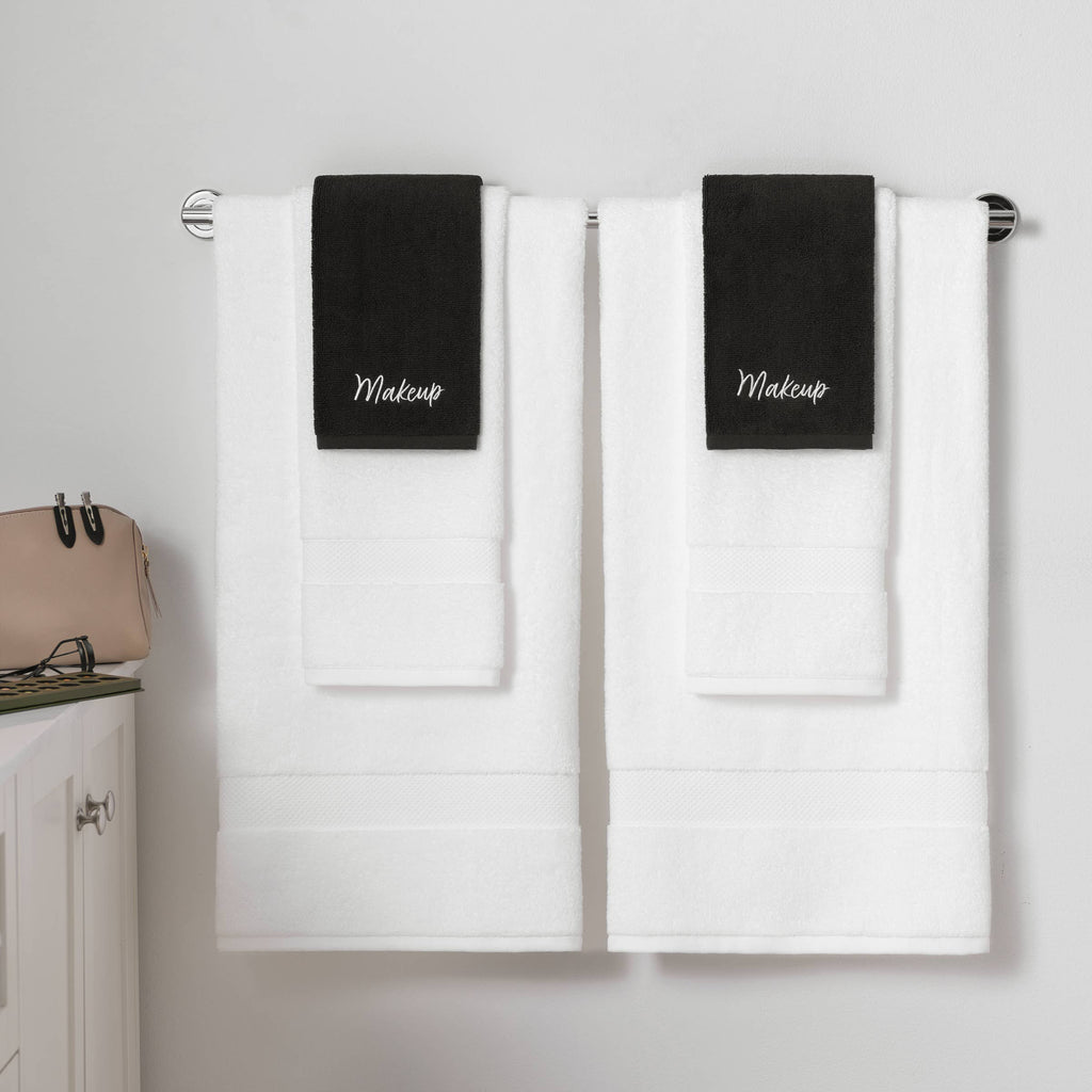 Black Makeup Washcloth