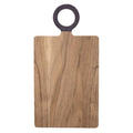 Wood Board with Enamel Handle - Large - Aubergine: 19" L x 10" W x .5" H