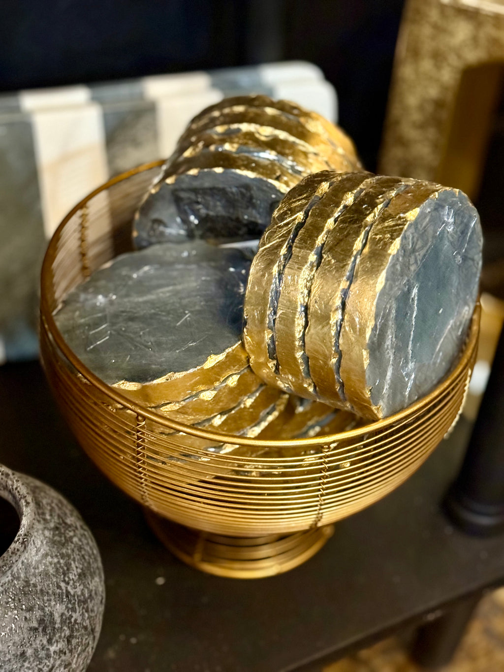 Vieste Marble Coasters (set of 4)