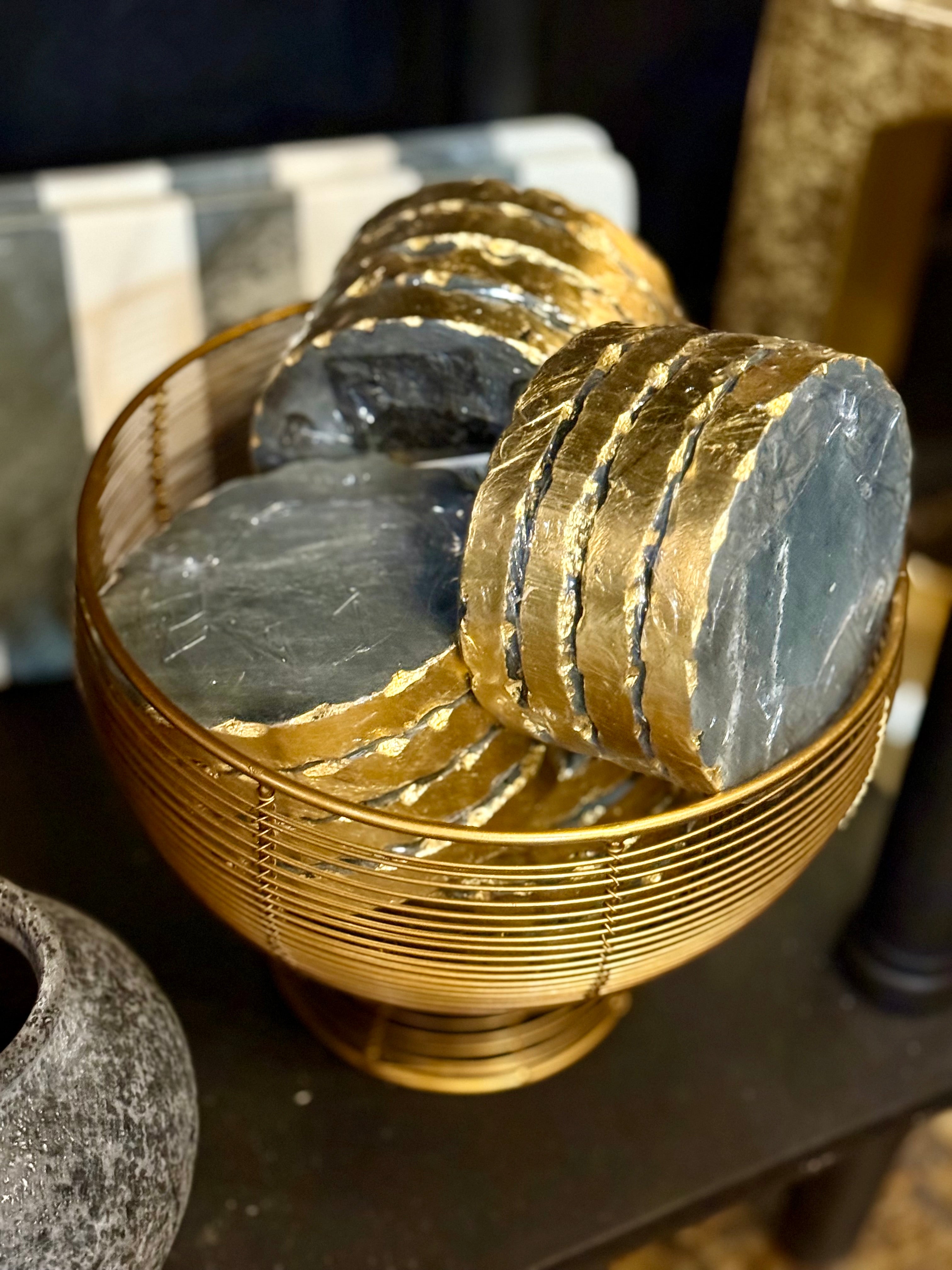 Vieste Marble Coasters (set of 4)