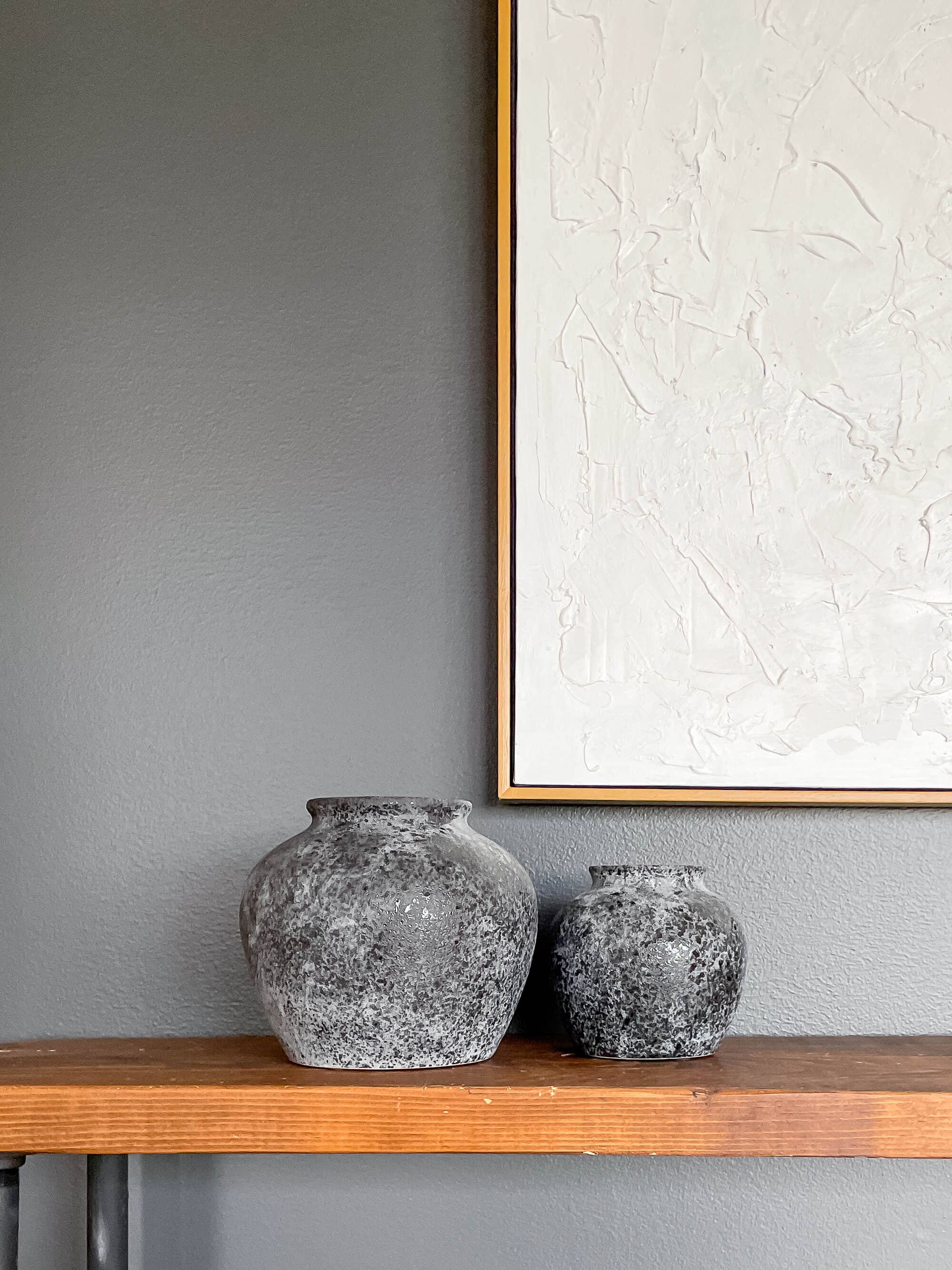 Athena Vintage-Style Ceramic Vase, High-End Home Accent: Large