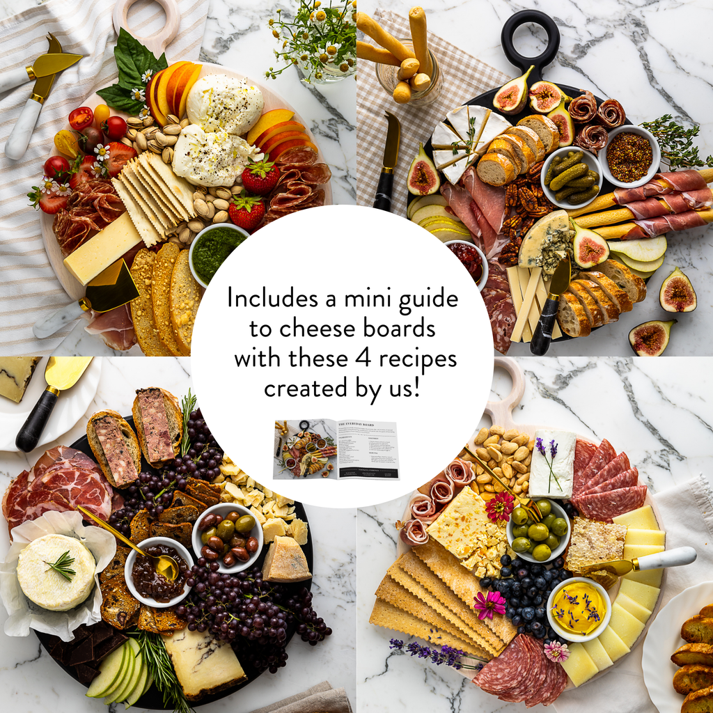 10 Piece Black Charcuterie Board Gift Set