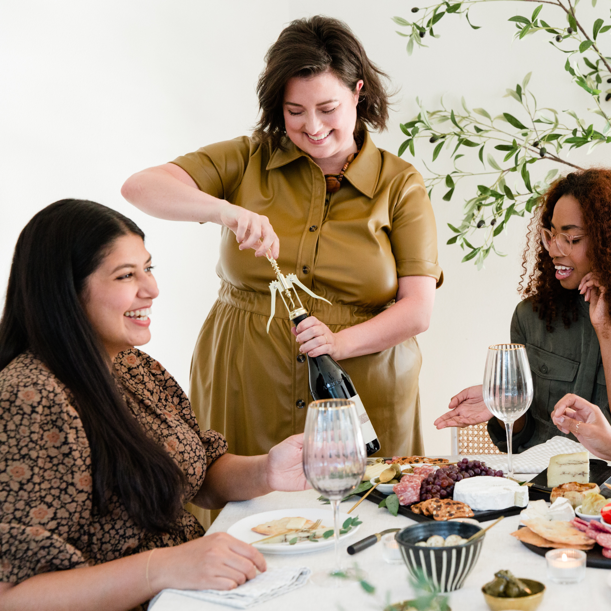 Gold Corkscrew Winged Wine Opener 