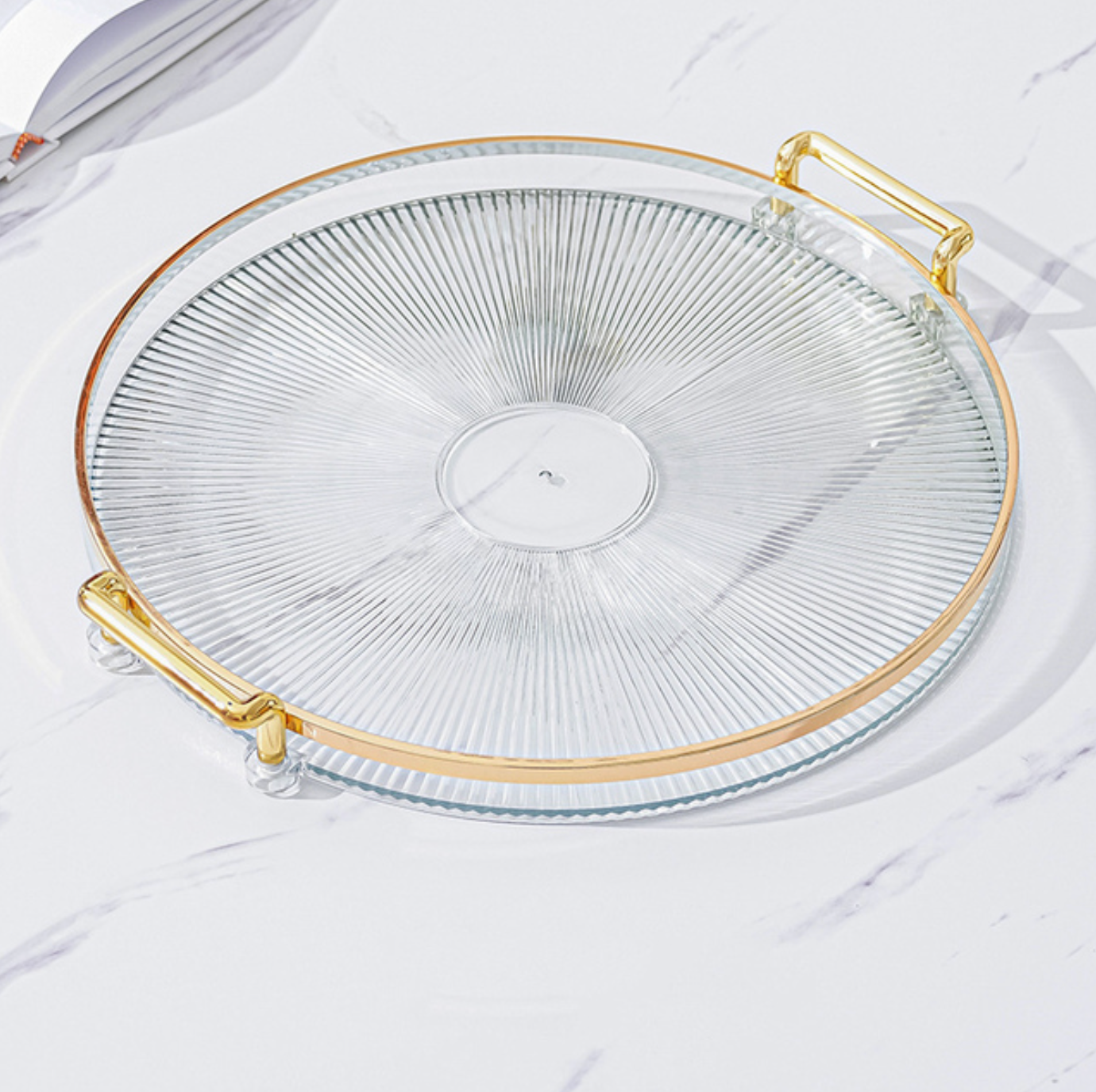 Decoration Organizer Storage Tray: Clear