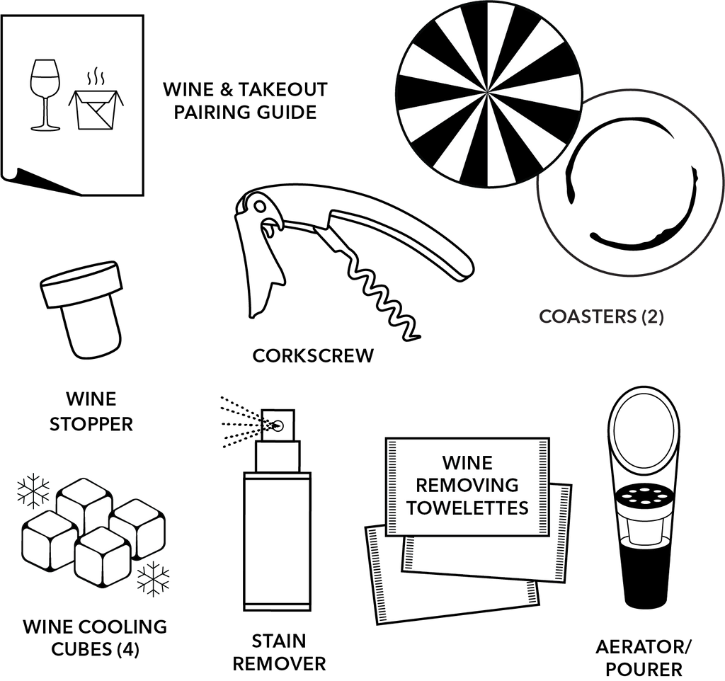 Uncork and Unwind Wine Night Kit
