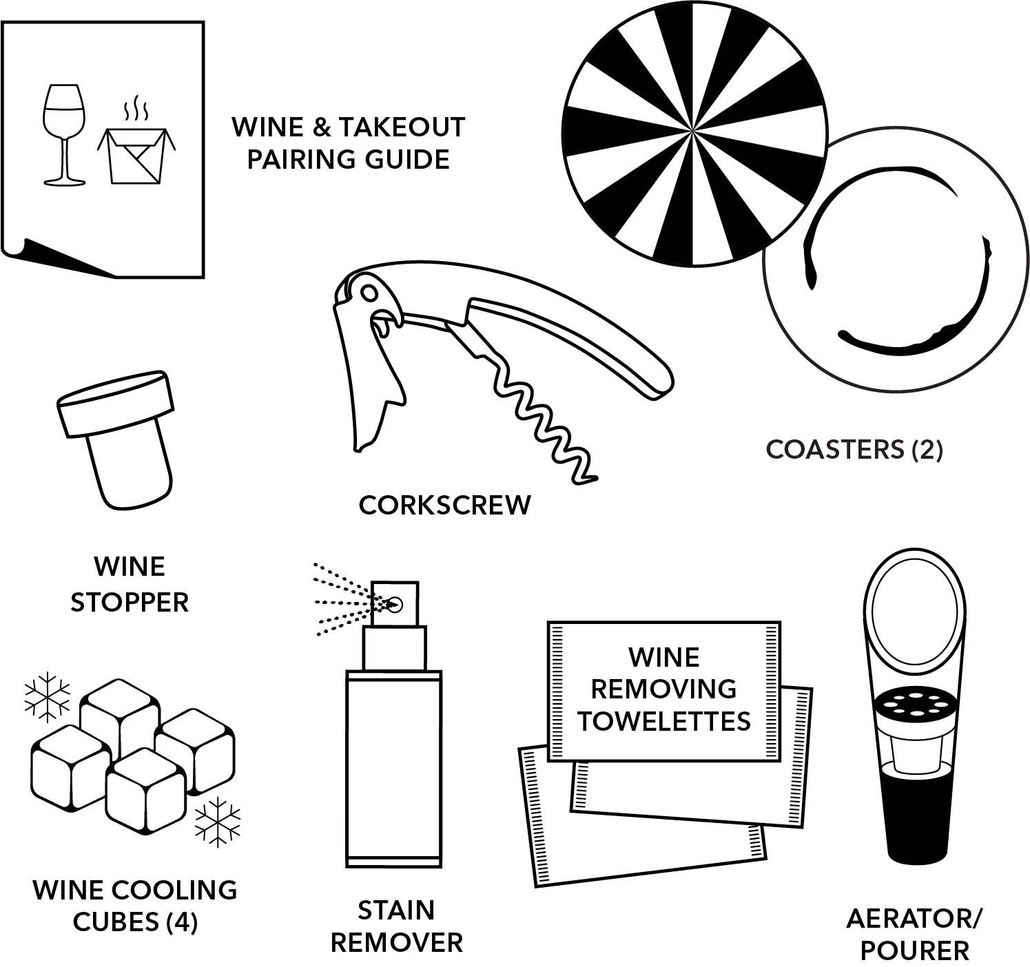 Uncork and Unwind Wine Night Kit