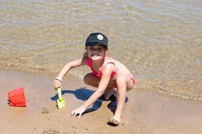 Kids Foam Trucker: Smiley W/ Lightning  - Black/Black