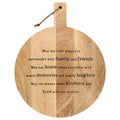 Face to Face Round Charcuterie Board - May Our Table: Material