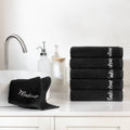 Black Makeup Washcloth