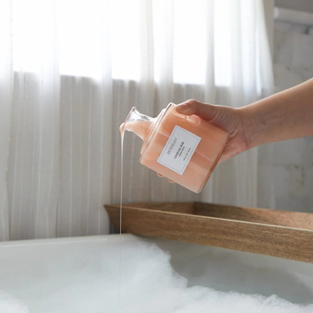 Archipelago Charcoal Rose Bubble Bath 8 fl oz