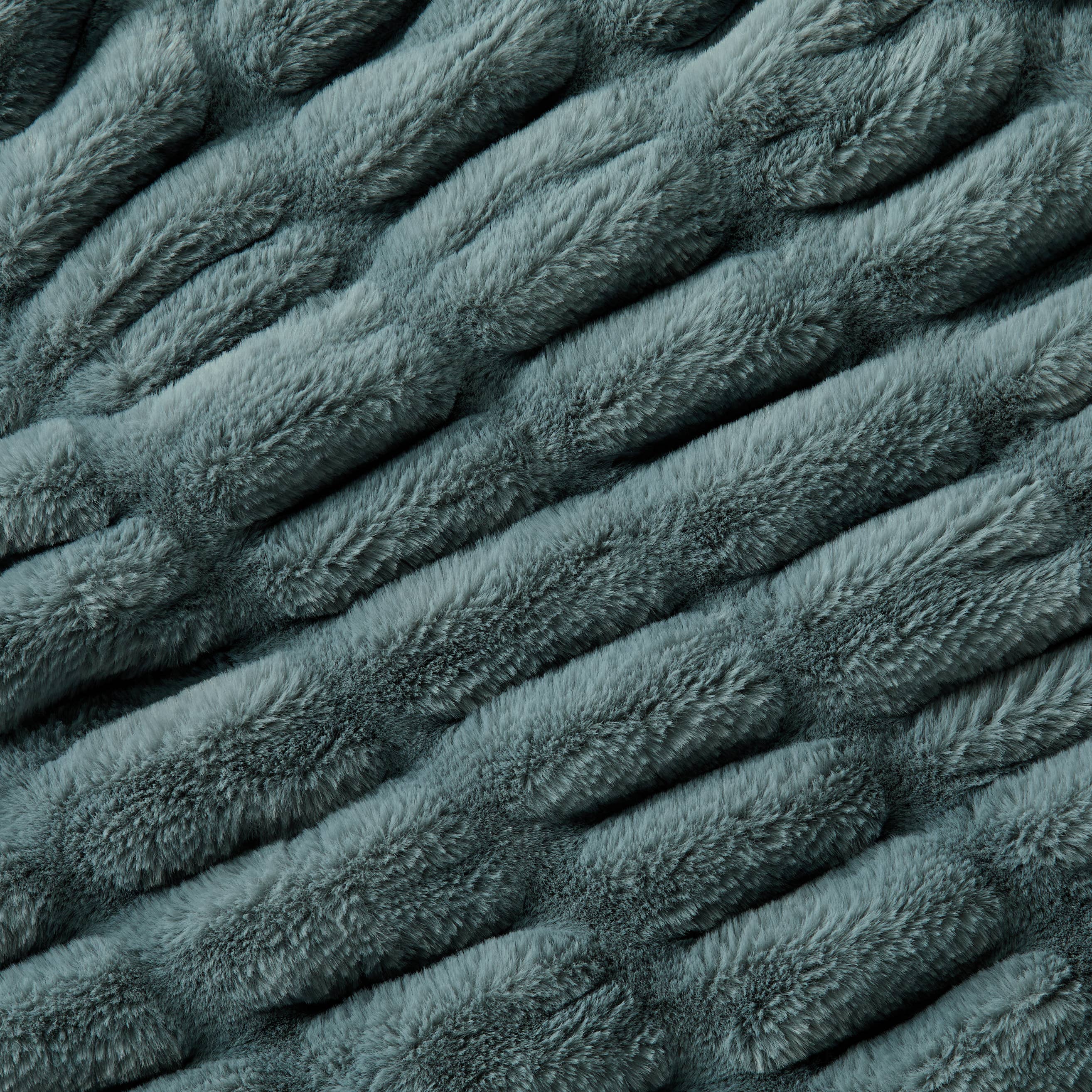 Luxury Heavyweight Ruched Throw Blankets 50" x 60" : Dark Forest