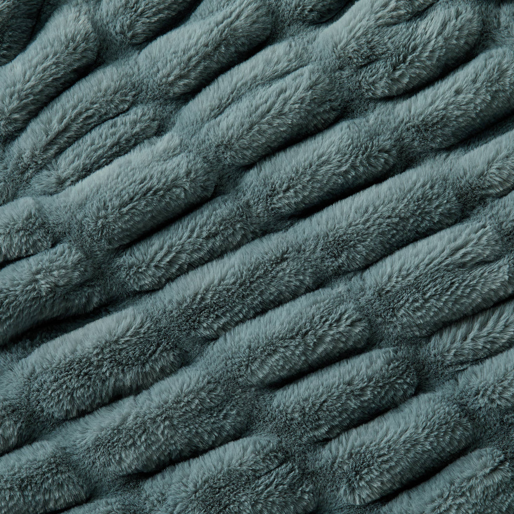 Luxury Heavyweight Ruched Throw Blankets 50" x 60" : Summer Sand