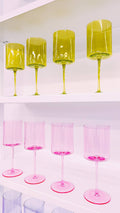 Light Pink Wine Glass