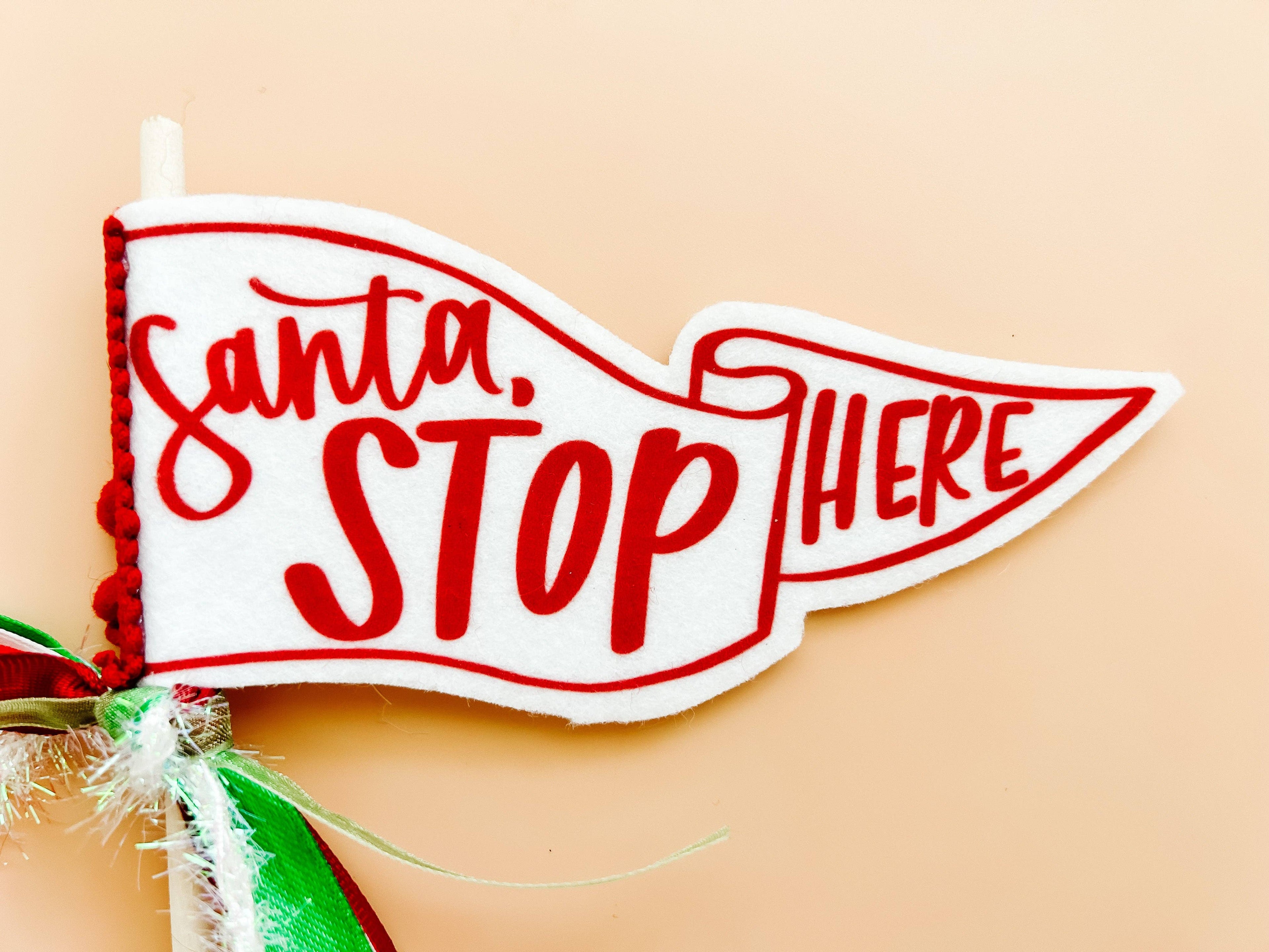 Christmas Flags: Red / Nice List