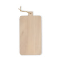 Wood Cheese Board with Handle, White-Washed
