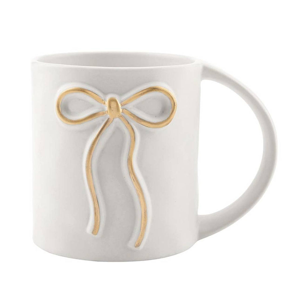 Wide Handle Bow Mug - Gold: Material