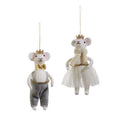 6.75 Crowned Mouse Ornament