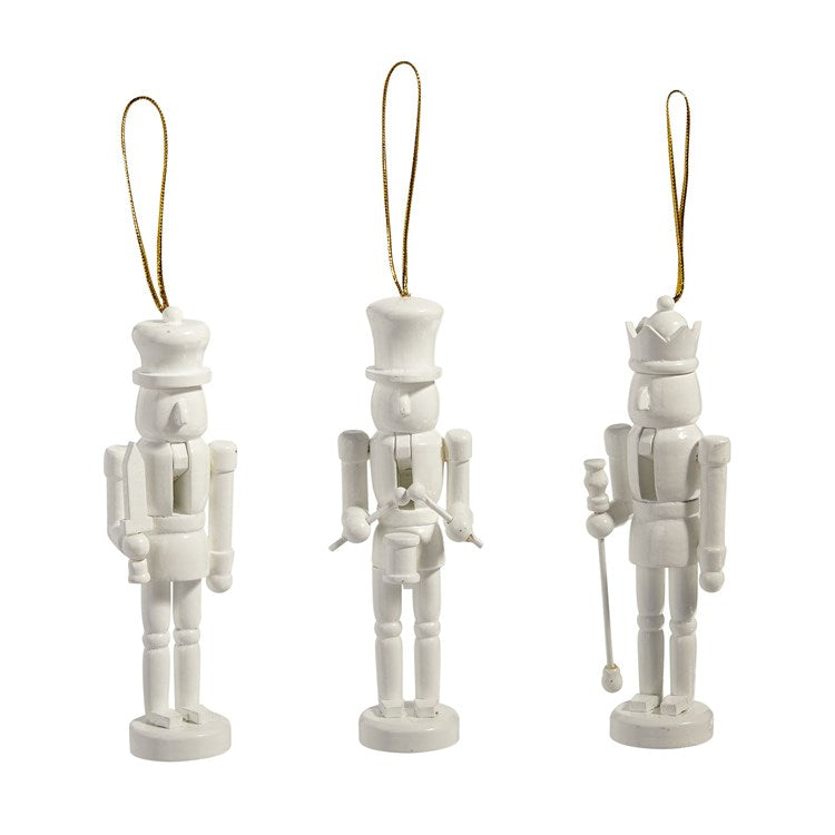 5.75 White Nutcracker Ornament
