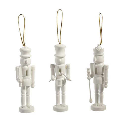 5.75 White Nutcracker Ornament