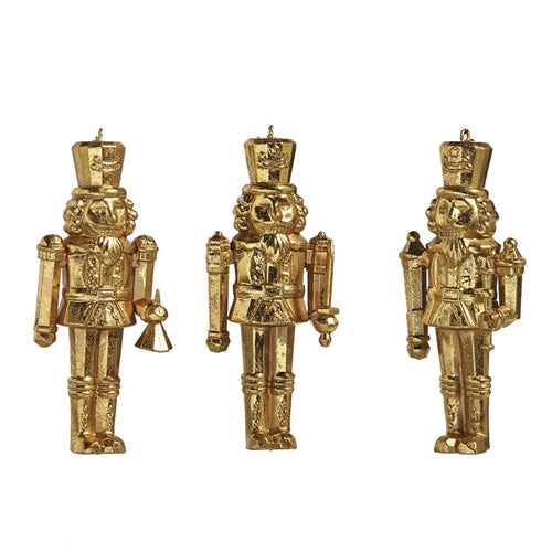 5 Gold Nutcracker Ornament