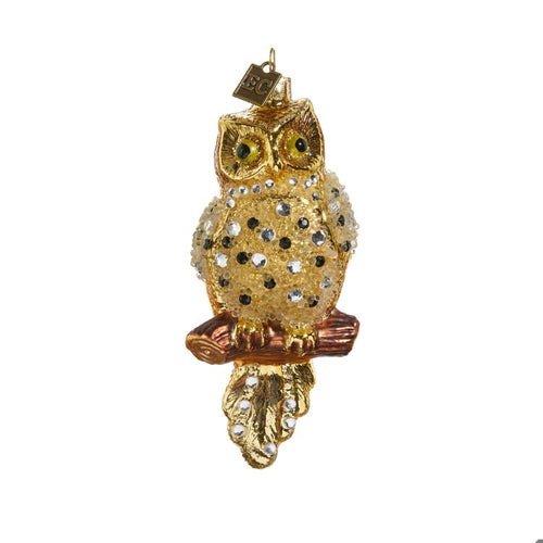 EC 4.75 Jeweled Owl Ornament